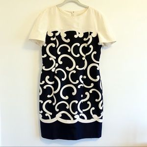 Vintage Constance Saunders Raw Silk Sheath Dress